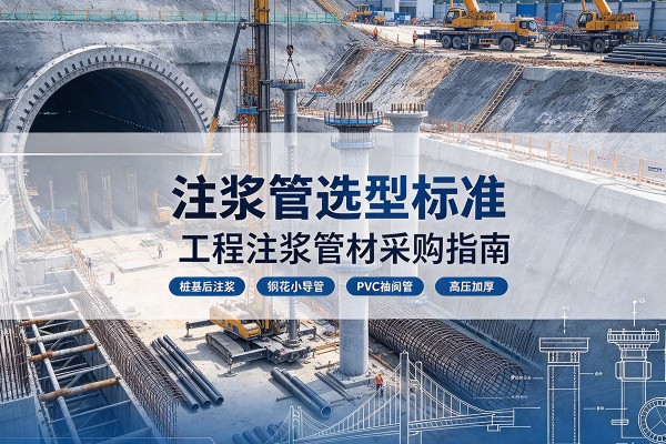 阜宁注浆管选型标准