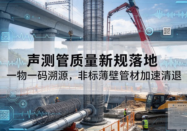 阜宁声测管质量新规落地，一物一码溯源，非标薄壁管材加速清退