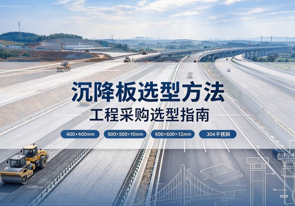 阜宁沉降板选择方法